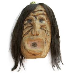 Iroquois Mask/ Horsehair Wig