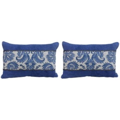 Pair of Blue 
White Fortuny 
Linen Pillows