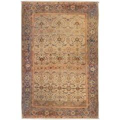 Exquisite Early 20th Century Mahal Rug