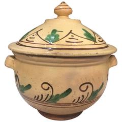 Antique 19th Century French Pottery Tureen