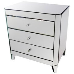 Mirrored Bedside Chest