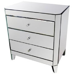 Mirrored Bedside Chest