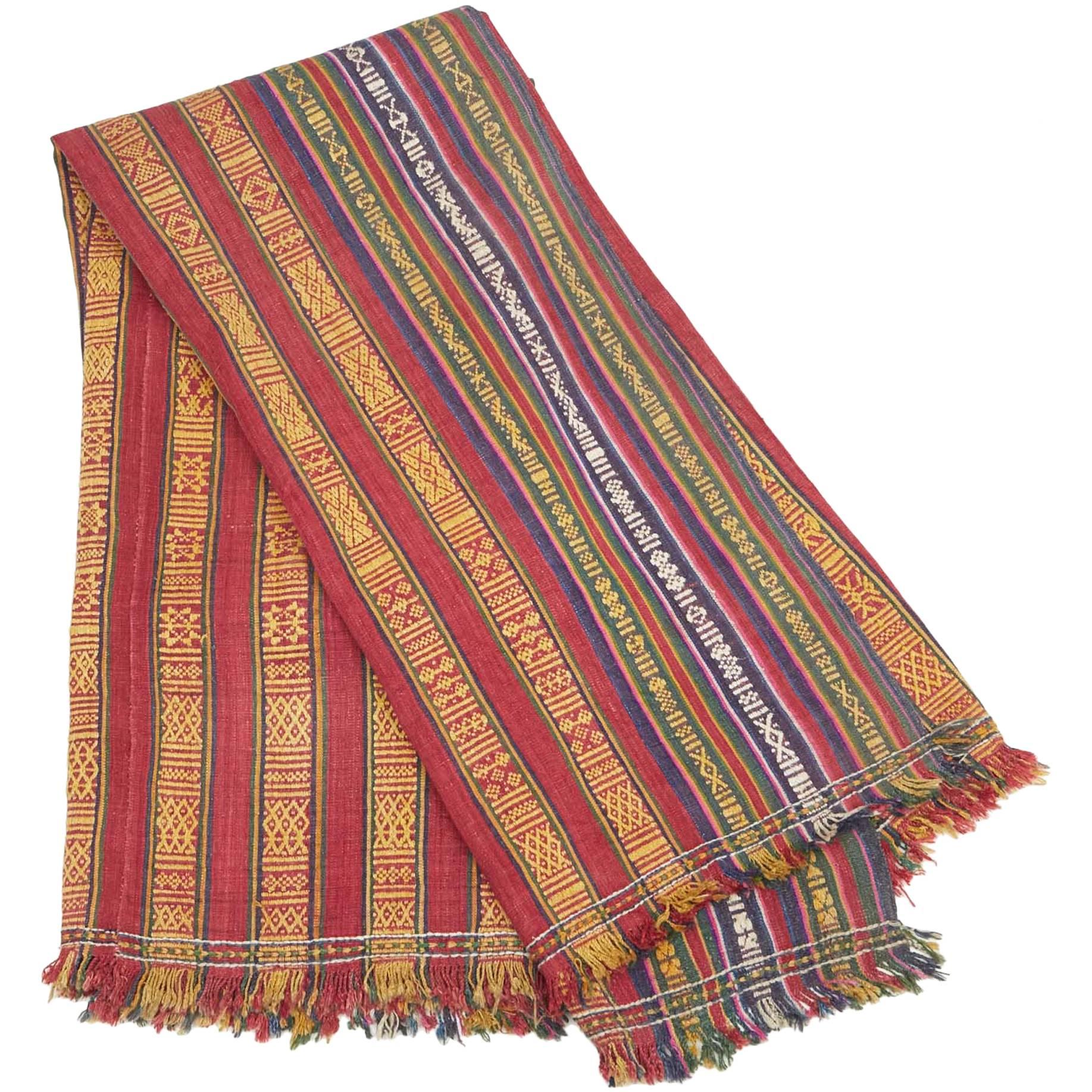 Bhutanese Skirt Panel For Sale