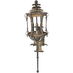 Chinoiserie Pagoda Style Sconce