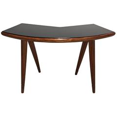 Uniquely Designed Curved Low Table Attributed to Gio Ponti
