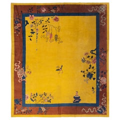 Antique Best Chinese Art Deco Rug
