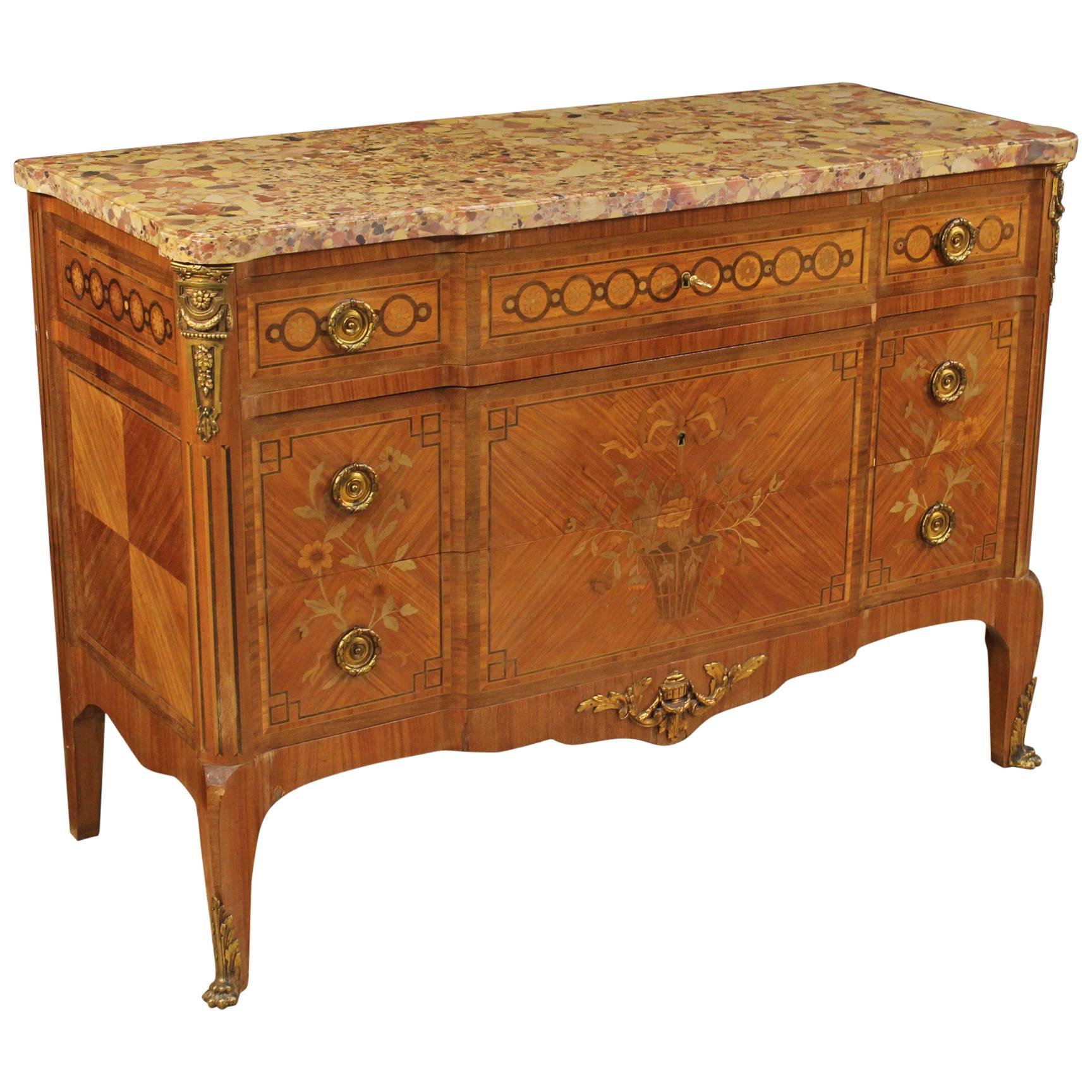 20th Century French Inlaid Dresser
