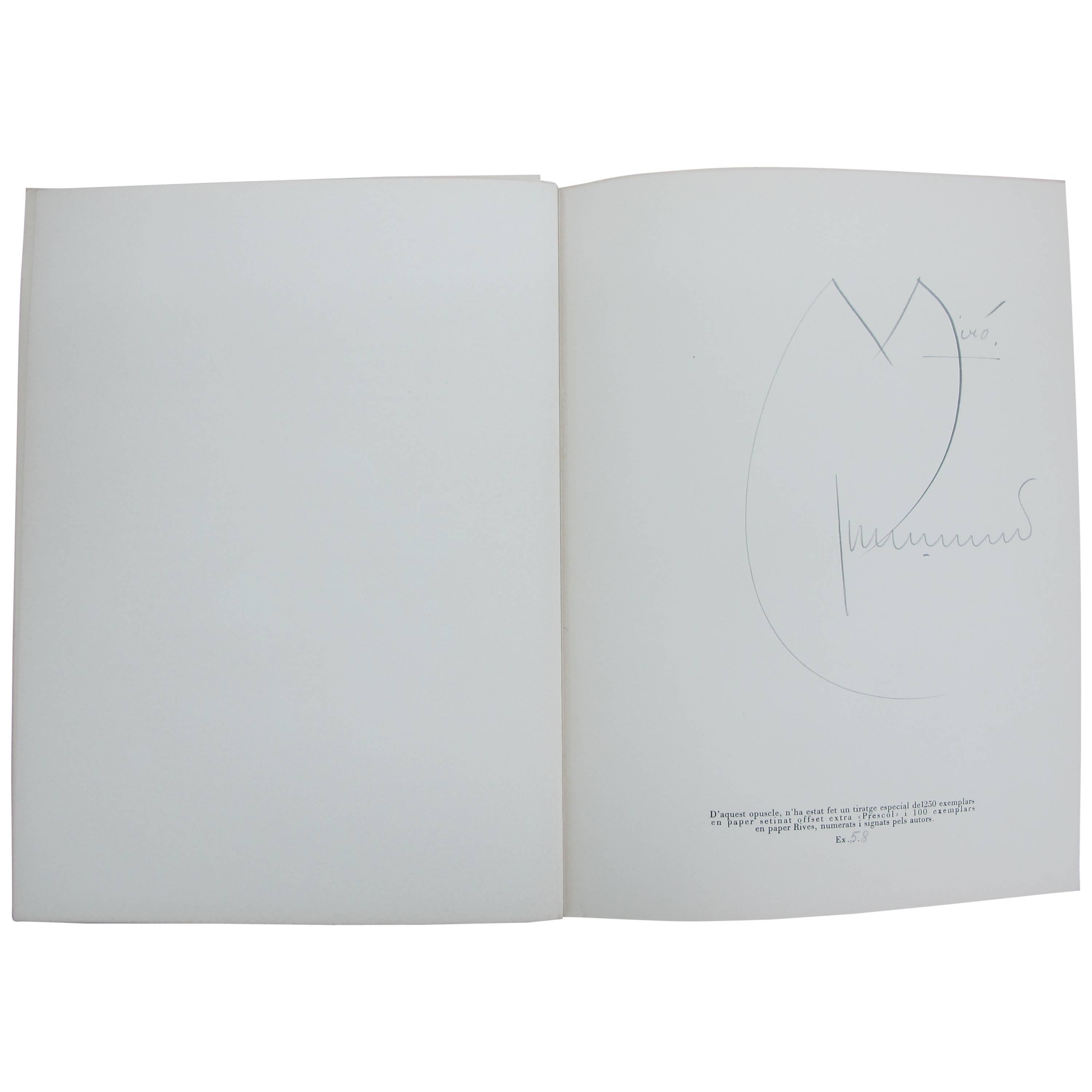 Joan Miró Album 19 with Four Original Lithographs