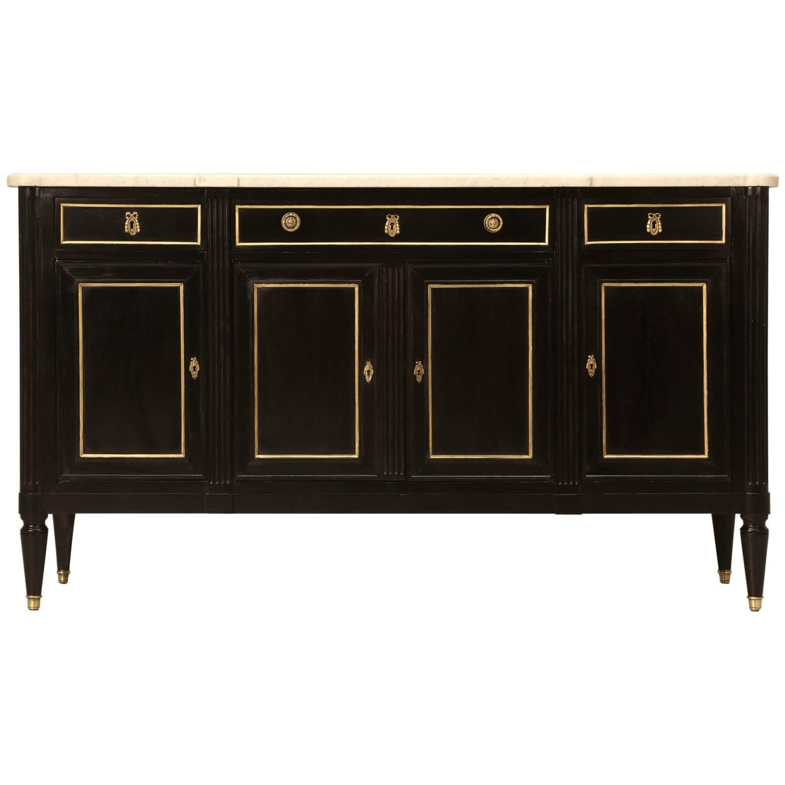 French Louis XVI Style Buffet with a Jansen Flare