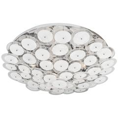 Murano Glass Disco Flush-Mount Chandelier 4