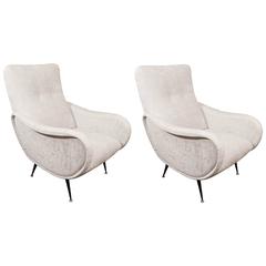 Pair of Marco Zanuso Style Chairs