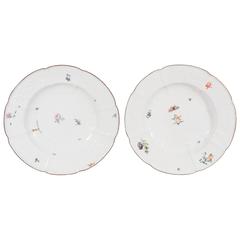 Pair Chelsea Porcelain Dishes