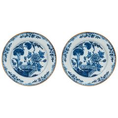  Blue and White Delft Chargers