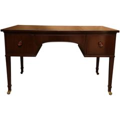 Mahogany Desk with Leather Top by Edward Wormley for Dunbar 1