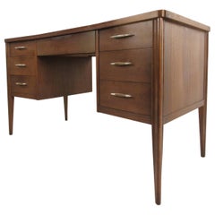 Mid-Century Modern Walnut Desk