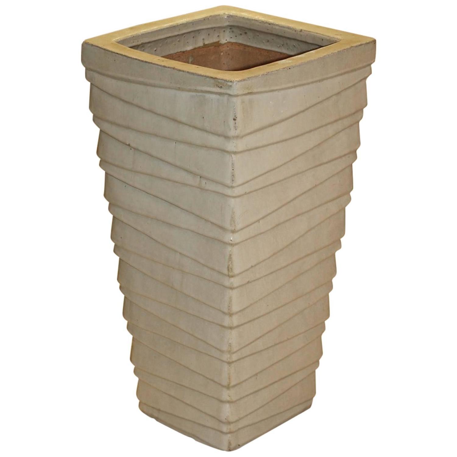 Contemporary Ceramic Umbrella Stand For Sale at 1stdibs