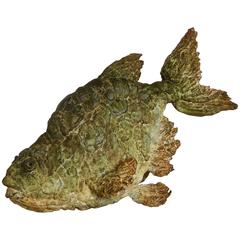 Contemporary Bronze Fish Sculpture by Pieter Vanden Daele