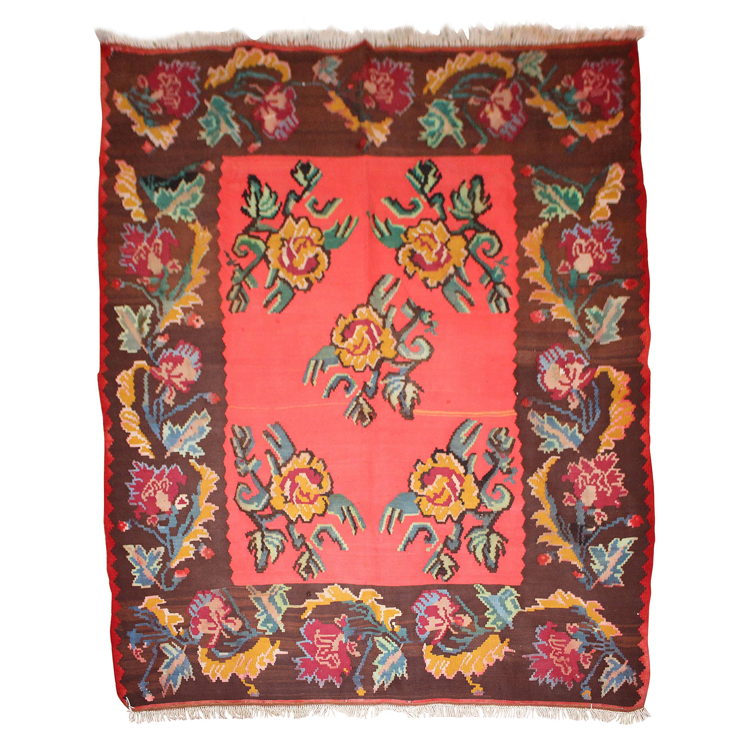 Turkish Kilim from Balkan For Sale