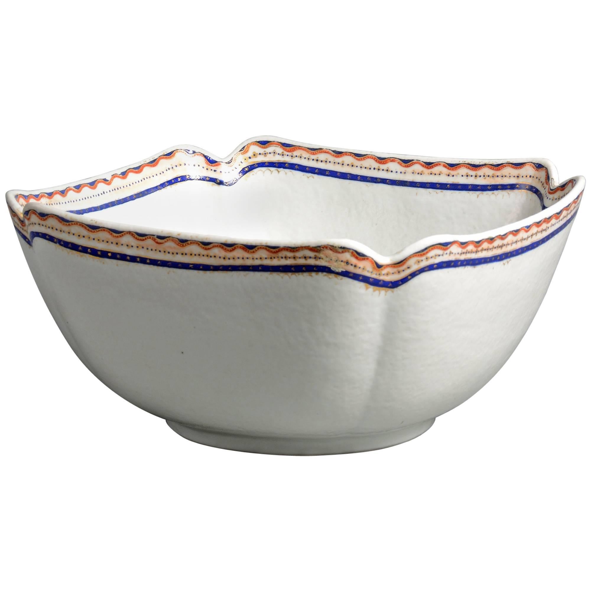 Late 18th Century Square Porcelain Bowl