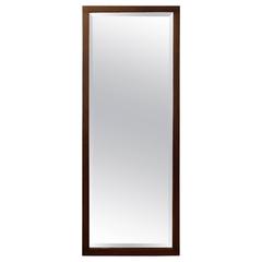 Craftsman Oak Frame Full Length Beveled Mirror