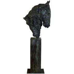 Contemporary Bronze Horse Sculpture by Andrew Lacey