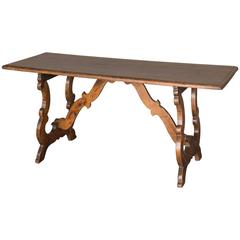 Antique 18th Century Italian Walnut Table 1