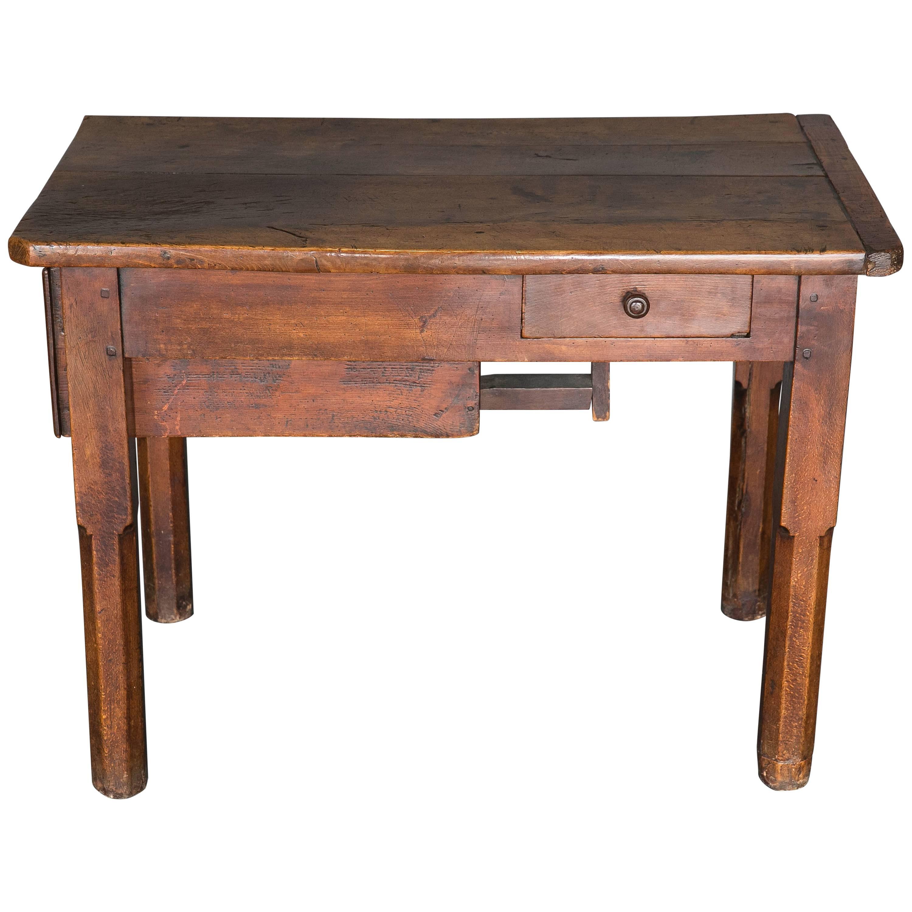 Antique 18th Century French Walnut Work Table For Sale