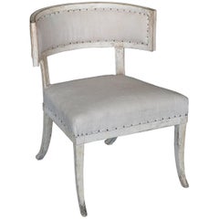 Antique 18th Century Large Gustavian Klismos Chair