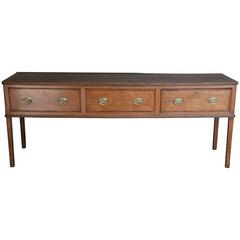 18th Century Georgian Dresser Base Sofa Table