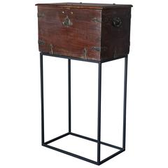 Antique 18th Century Trunk on Stand