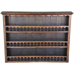 Antique 18th Century Walnut Plate Rack