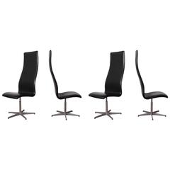 Four Oxford Chairs by Arne Jacobsen 11