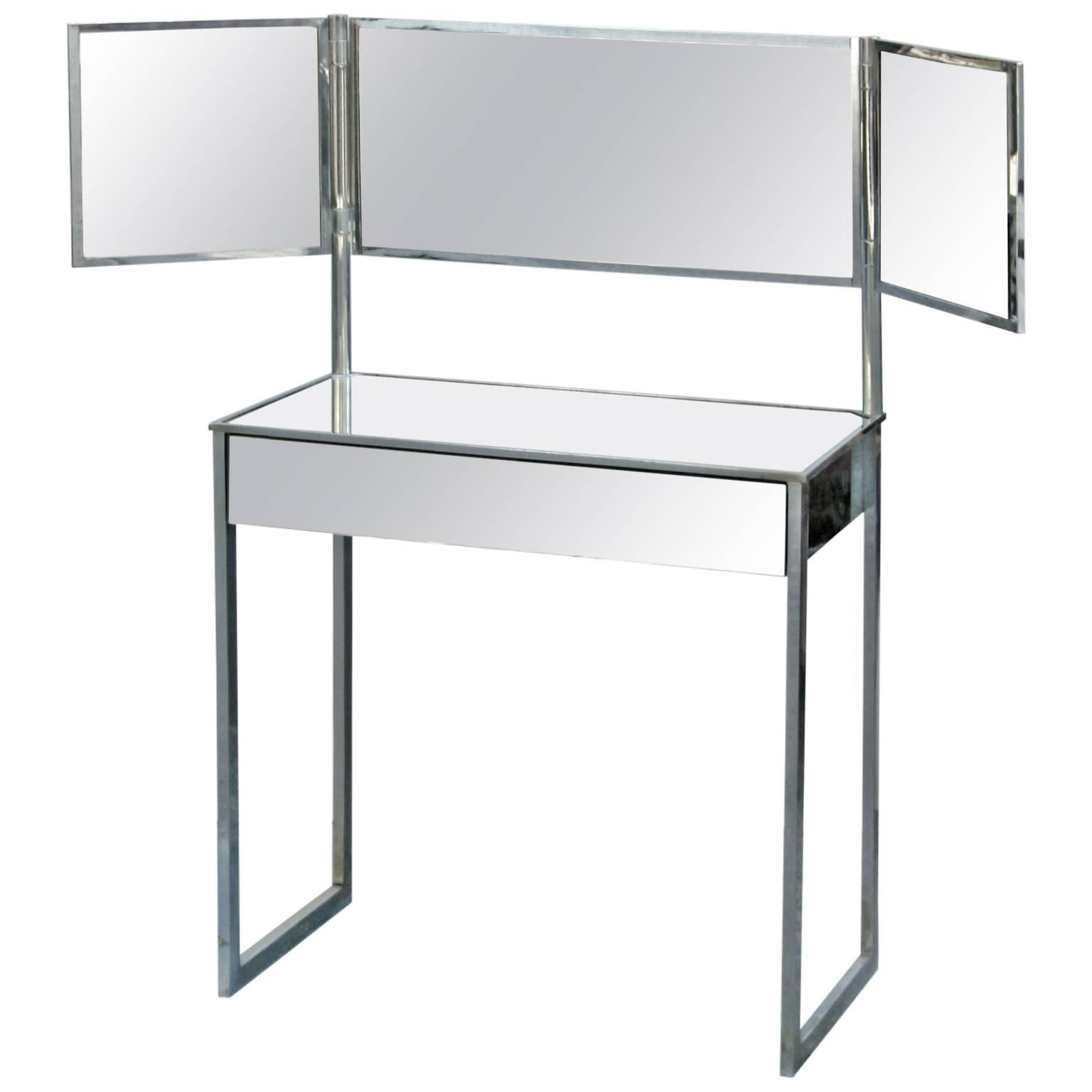 Mirrored Dressing Table in German Modernism Style, circa 1930