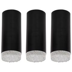 One of Three Architectural Bubble Glass Flush Mounts or Sconces by Staff 12