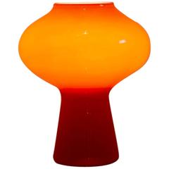 Massimo Vignelli Murano Glass Mushroom Table Lamp for Venini, 1950s