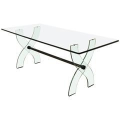 Fontana Arte Glass Dining Table from 1950s