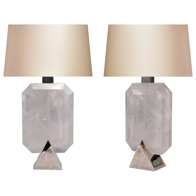 Rocco Rock Crystal Lamps By Phoenix For At 1stdibs Rocco Rock Crystal Lamps By Phoenix For