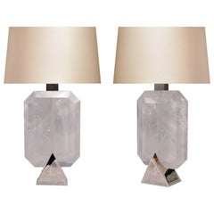 Rocco Rock Crystal Lamps By Phoenix 