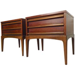 Mid-Century Single Drawer End Tables