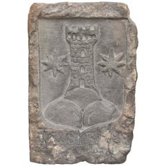 16th Century South Italian Stone Carved Coat of Arms, circa 1540