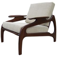 Model 1209C Walnut Lounge Chair by Adrian Pearsall for Craft Associates