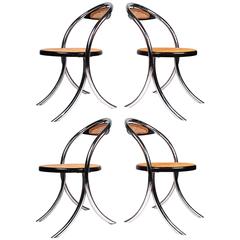 Four Italian Klismos Chairs 10