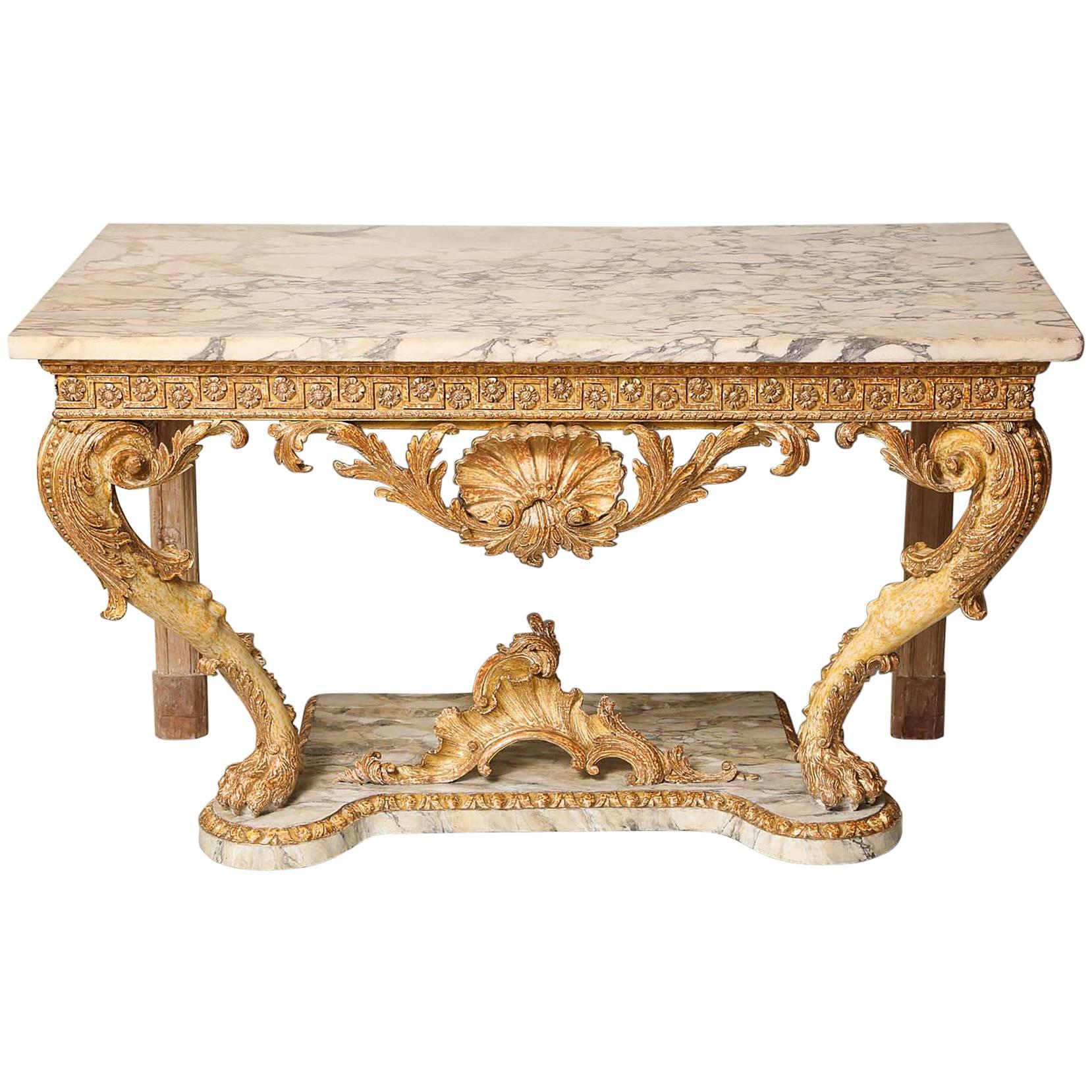 Important George II Console Table