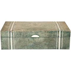 Vintage 1930s Bone and Shagreen Box