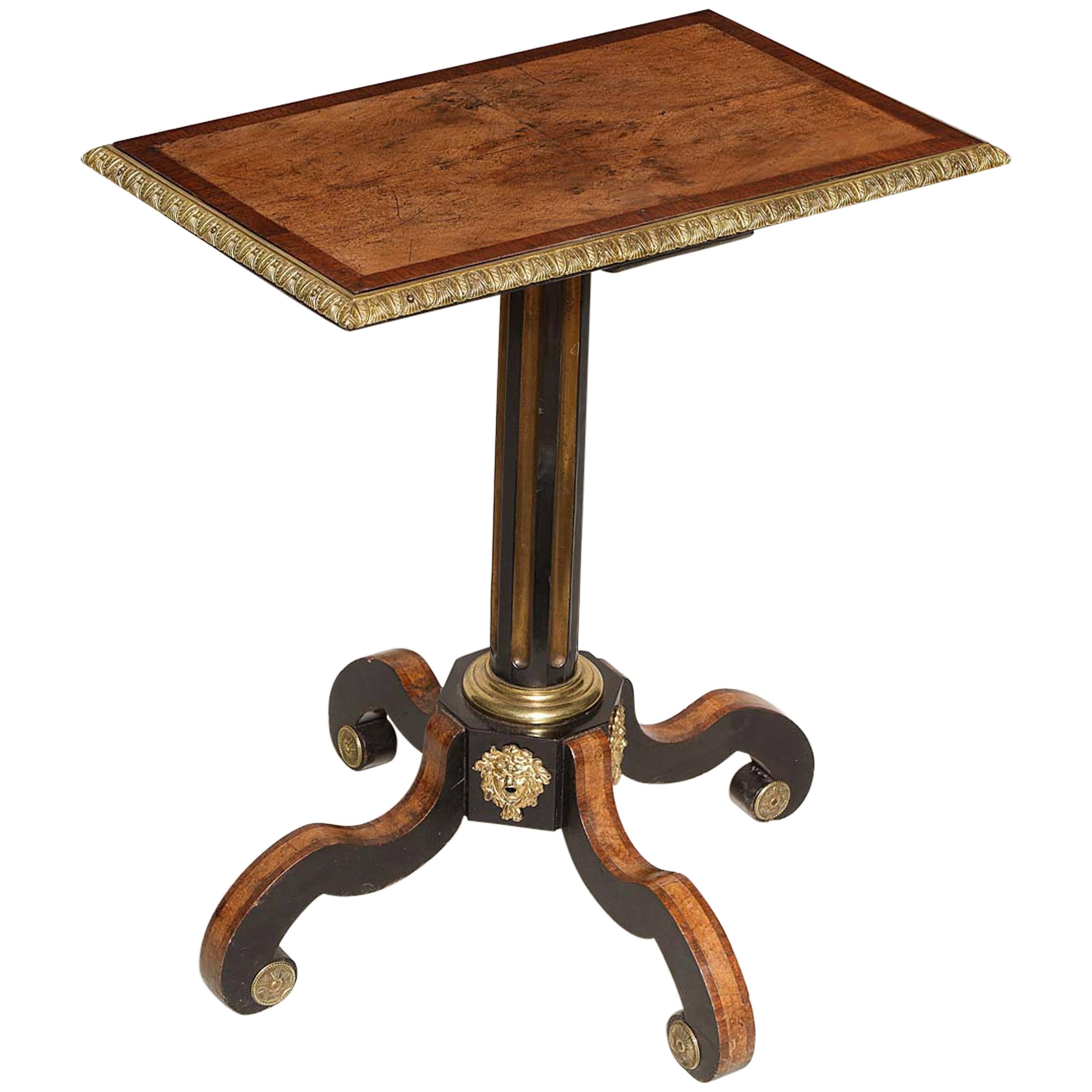 English Regency Table in the Manner of Thomas Parker For Sale