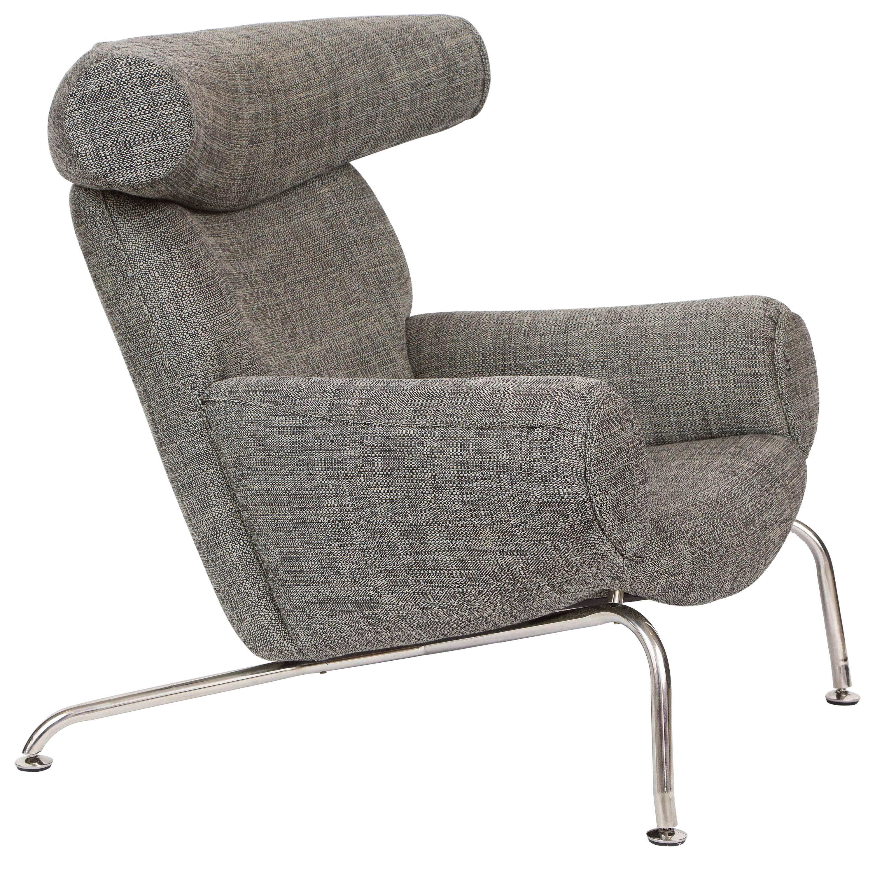 Ox Chair by Hans Wegner in Romo Fabric