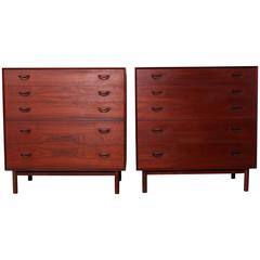 Pair of Teak Dressers by Peter Hvidt