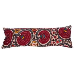 Early 20th Century Pillow Made Out of an Antique Suzani