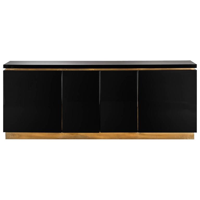 Black on sale lacquer sideboard