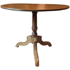 Victorian Tilt-Top Table Oak Dining 19th Century Breakfast Table Centre